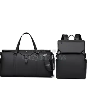 Quality Water-Resistant Travel Set (Backpack Duffle Bag)