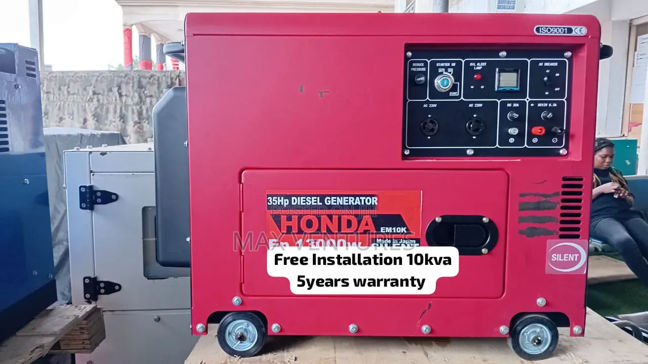 Brand New Honda 10kVA Generator – Premium Diesel Power 10kva