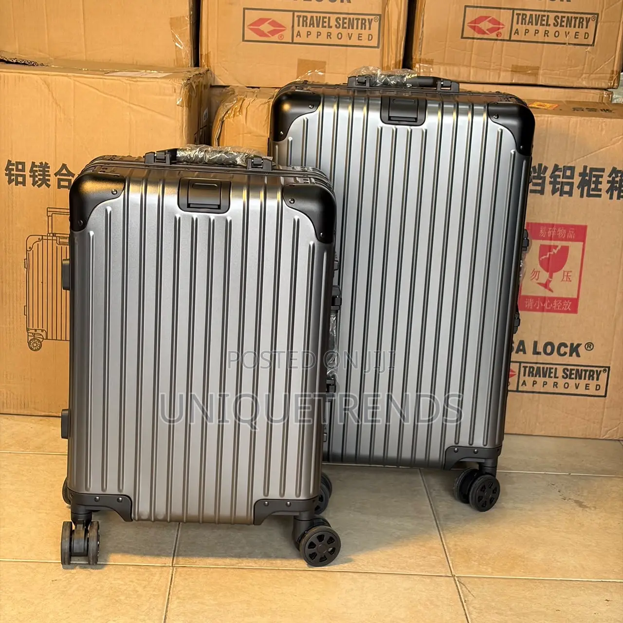 Elite Collection Aluminum Carry-on Luggage Case (20inches 24inches)