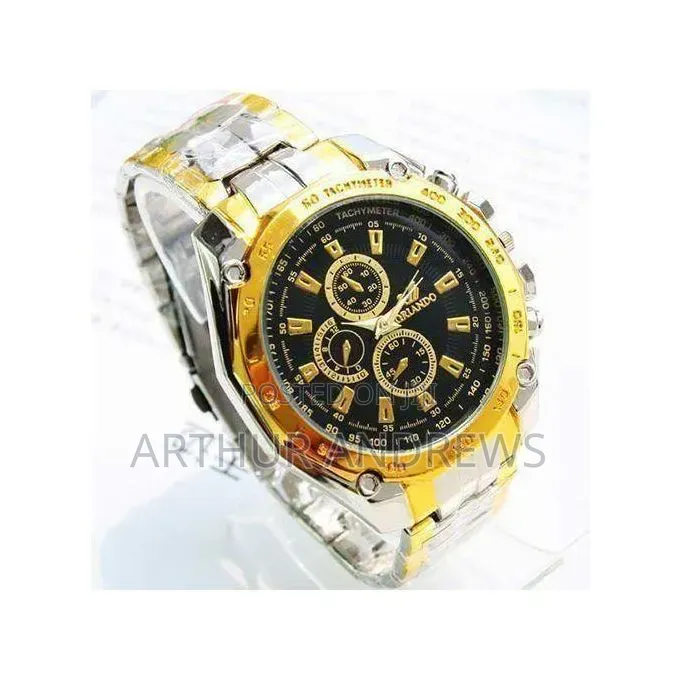 Men's Luxury Stainless Steel Watch Business Quartz Watch