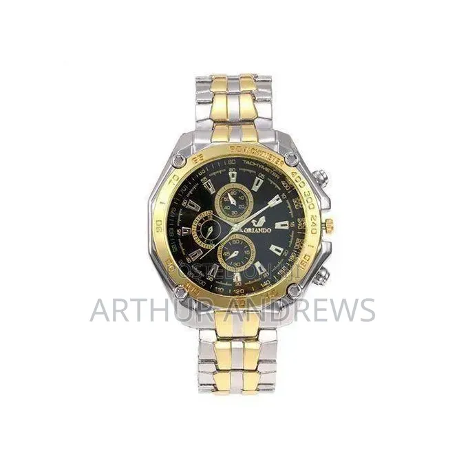 Men's Luxury Stainless Steel Watch Business Quartz Watch