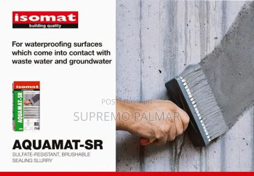 Aquamat-Sr – Sulfate-Resistant Waterproofing Cement-Based Slurry, 25kg