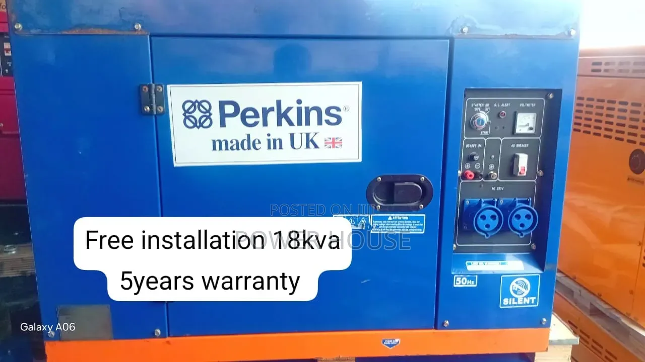 Perkins 18kVA UK Diesel Generator Low Fuel Use 18kva