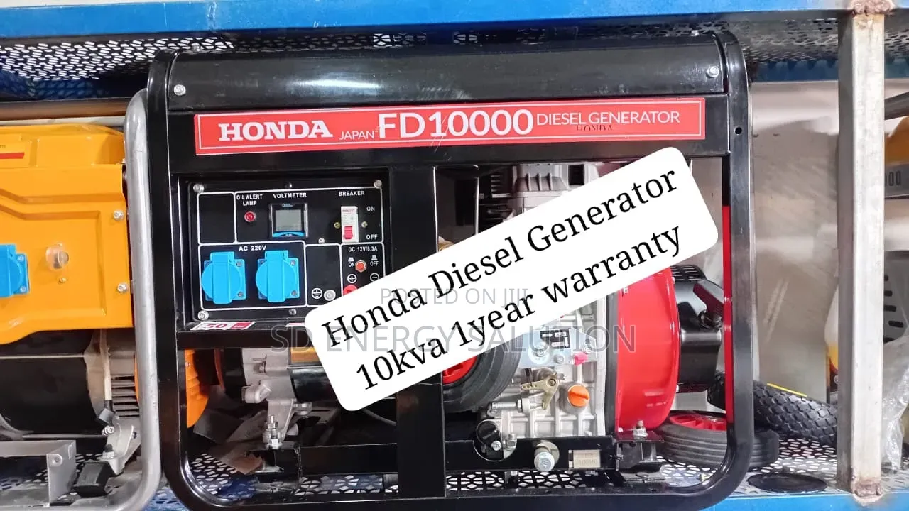 Honda 10kVA Diesel Generator for Business Industrial Use