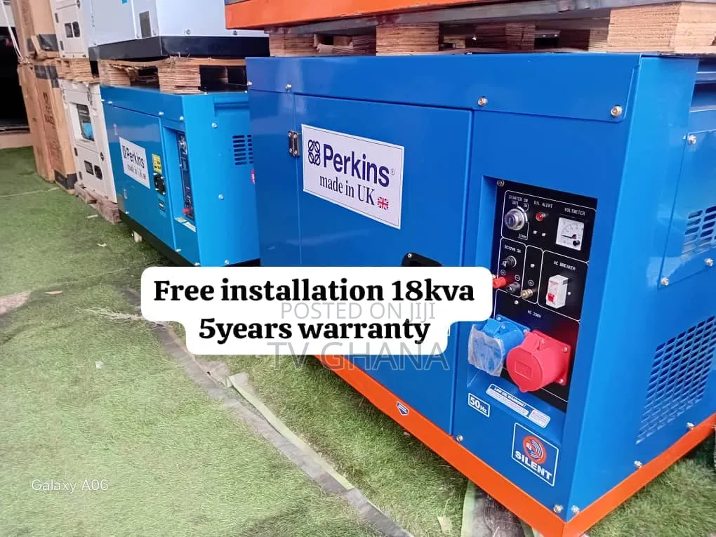 Clean Perkins 18kVA Diesel Generator – Industrial Grade18kva