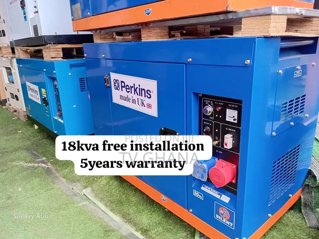 Original Perkins 18kVA Generator – Low Fuel Consumption18kva