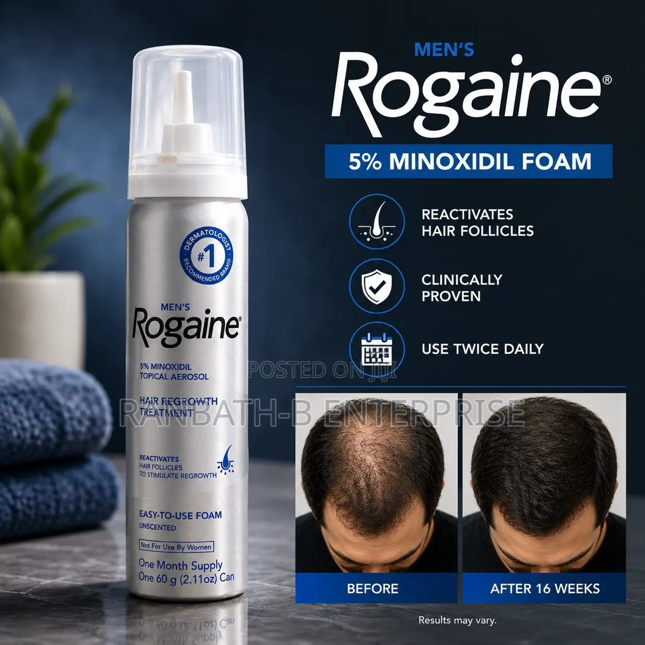 Original Rogaine 5% – Authentic Quality