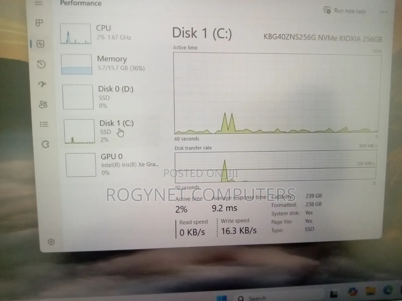 Laptop Dell Latitude 5520 16GB Intel Core i7 SSD 256GB