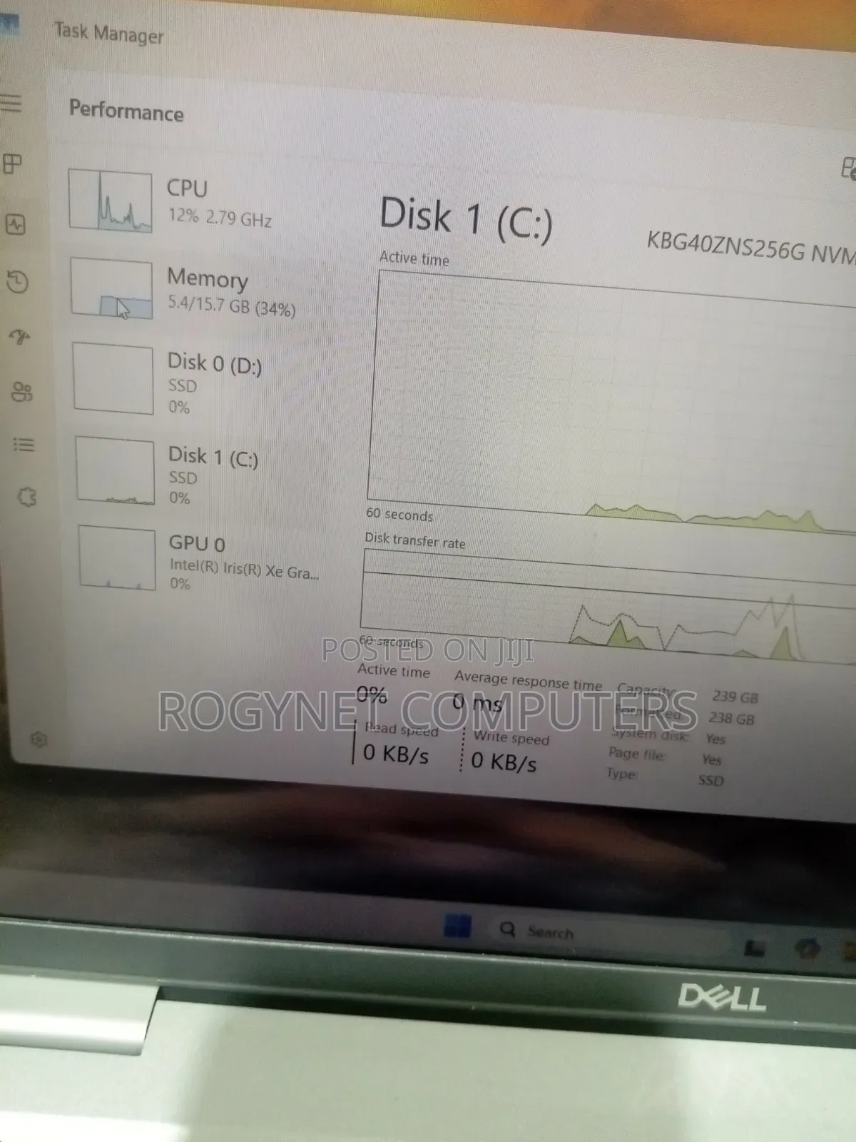 Laptop Dell Latitude 5520 16GB Intel Core i7 SSD 256GB