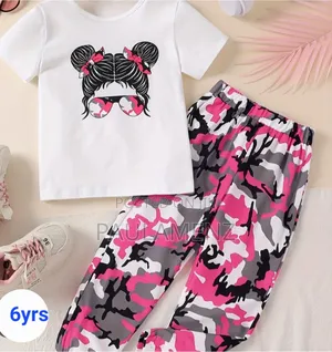 Kids Girls Top and Down for Age 5 to 6yrs.