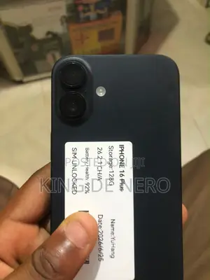 Apple iPhone 16 Plus 128 GB Black
