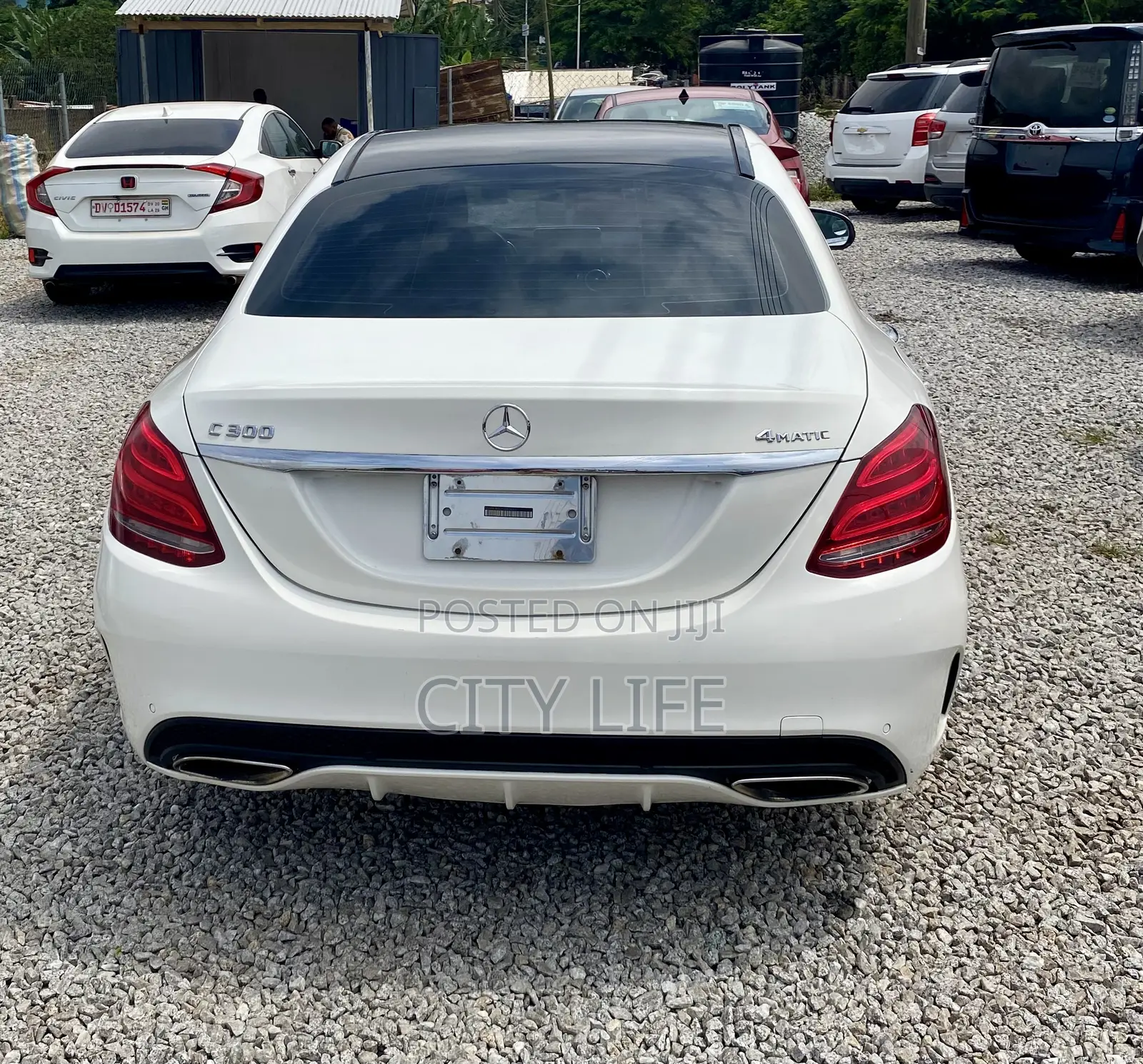 Mercedes-Benz C300 Sport 4dr AWD 4Matic Sedan (2.0L 4cyl 7A) 2015 White