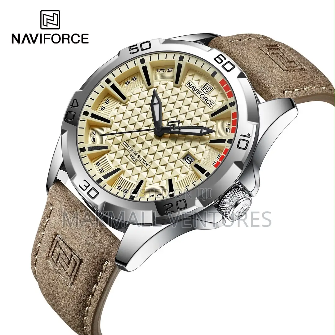 Naviforce Men Leather Watch (NF 8023)