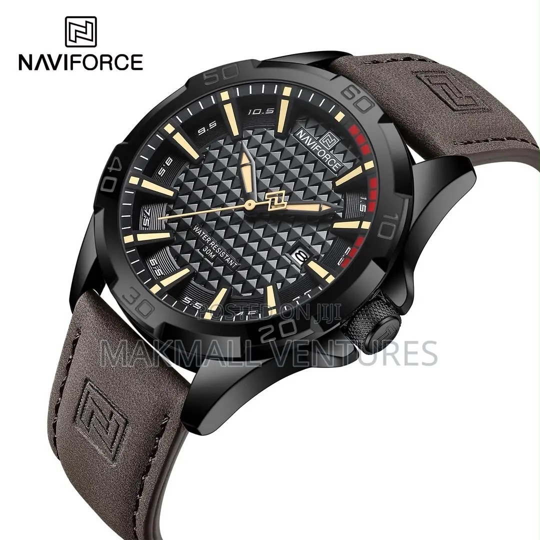 Naviforce Men Leather Watch (NF 8023)