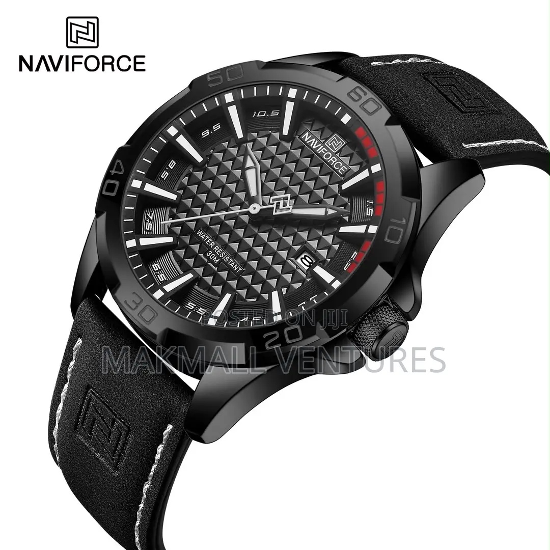 Naviforce Men Leather Watch (NF 8023)