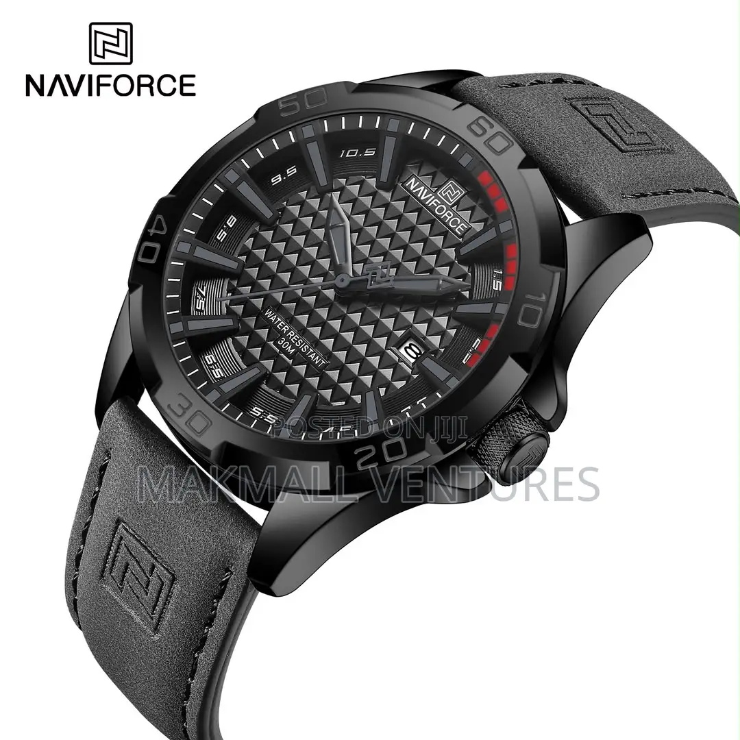 Naviforce Men Leather Watch (NF 8023)