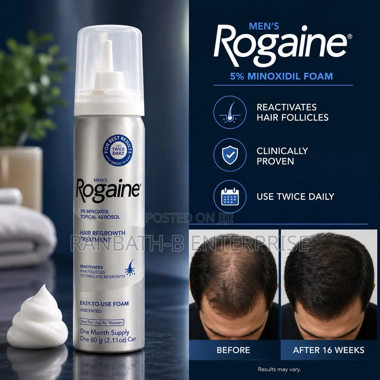 Only Original Rogaine, No Compromise
