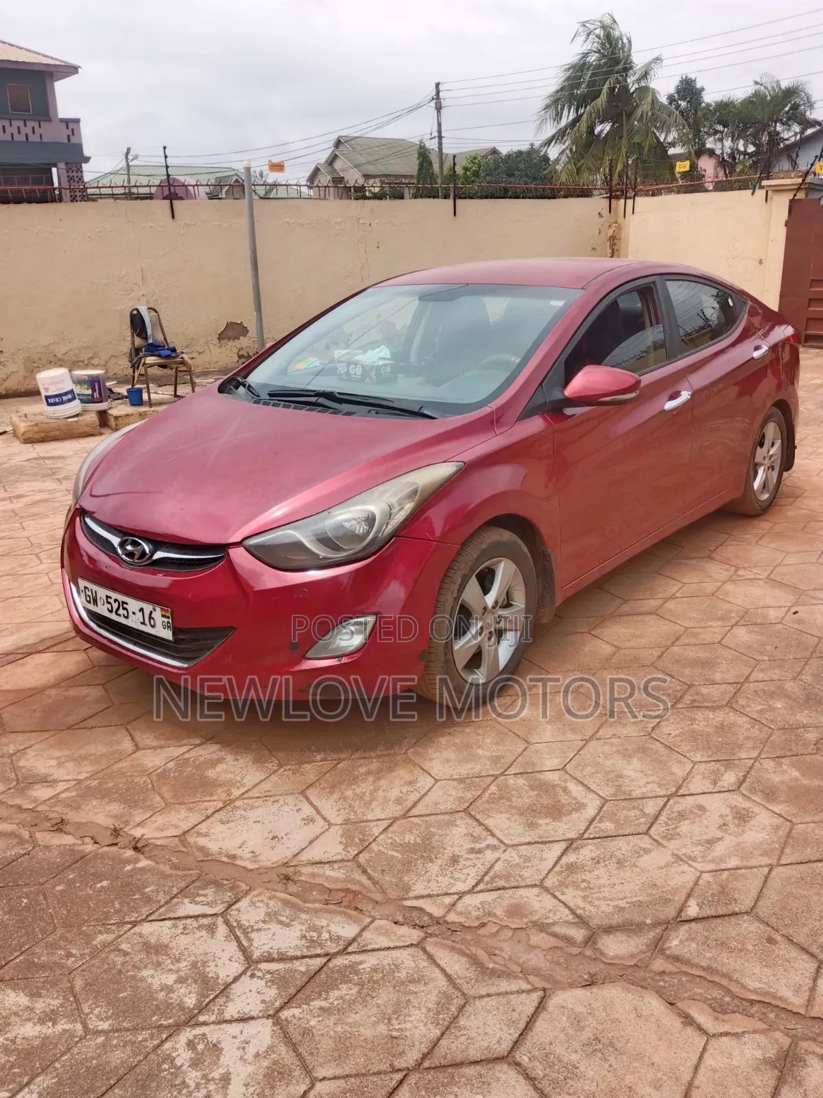 Hyundai Elantra 2013 Red