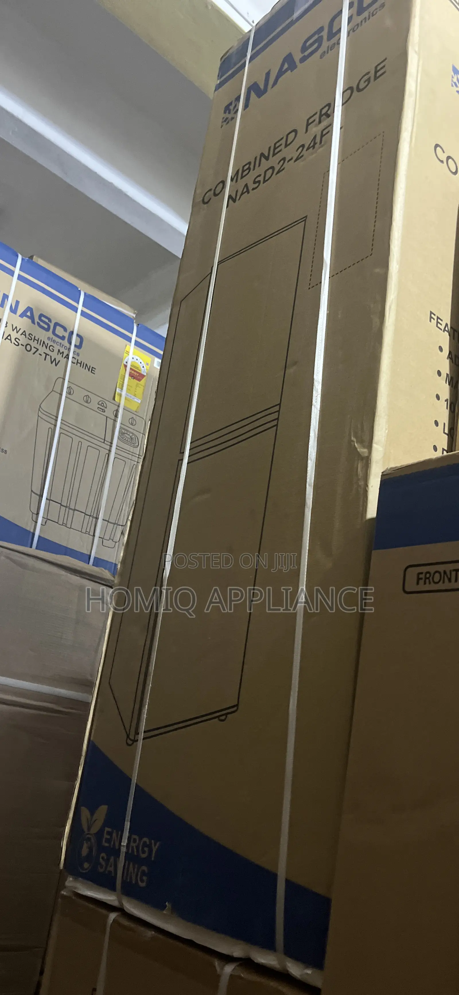Nasco (196litre) Bottom Freezer Refrigerator Brand New