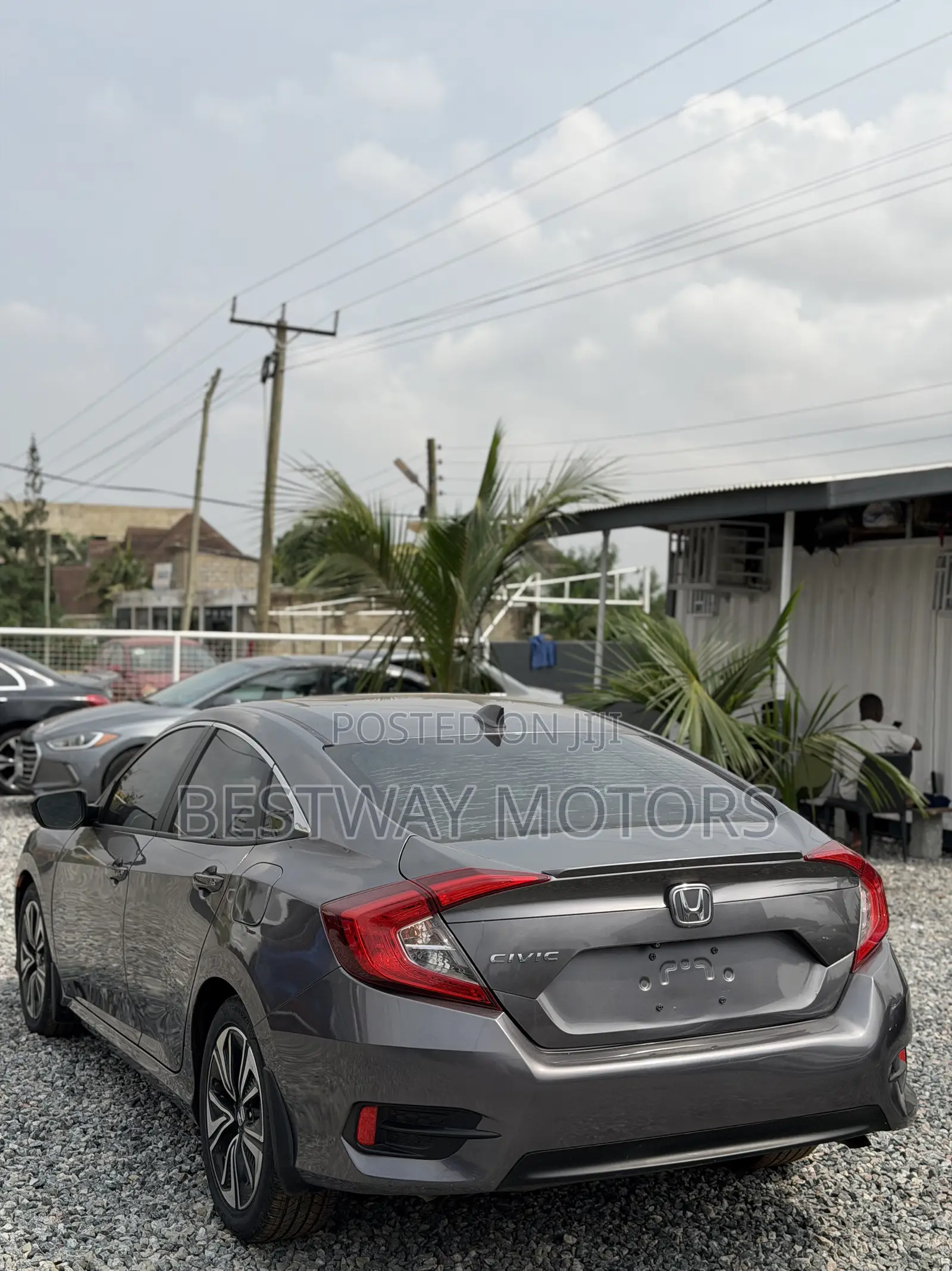 Honda Civic EX-L Sedan 2018 Gray
