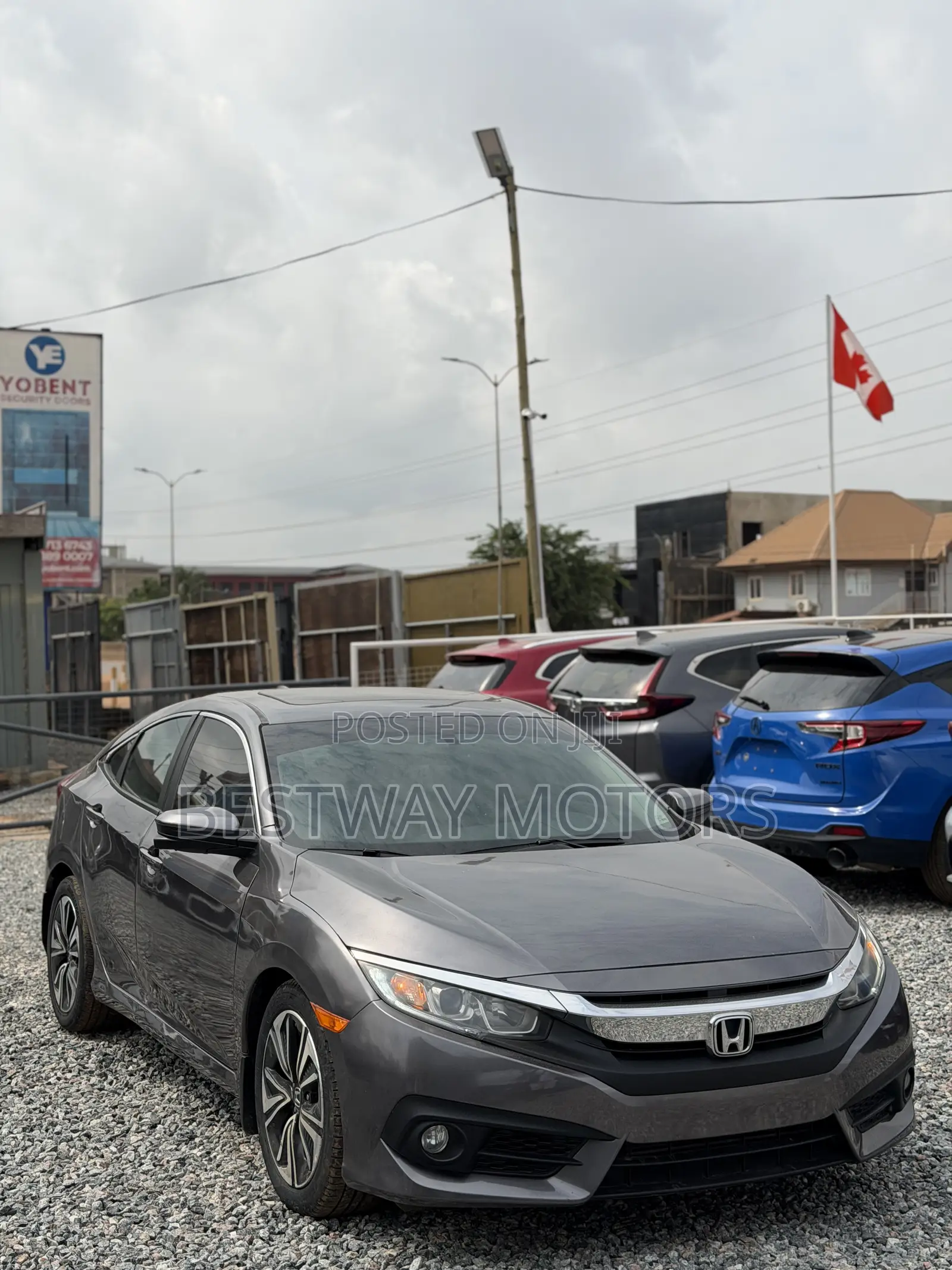 Honda Civic EX-L Sedan 2018 Gray