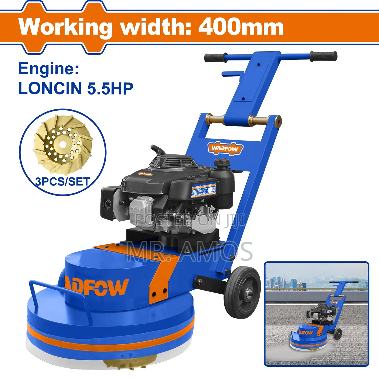 92KG 5.5HP Gasoline Concrete Polisher