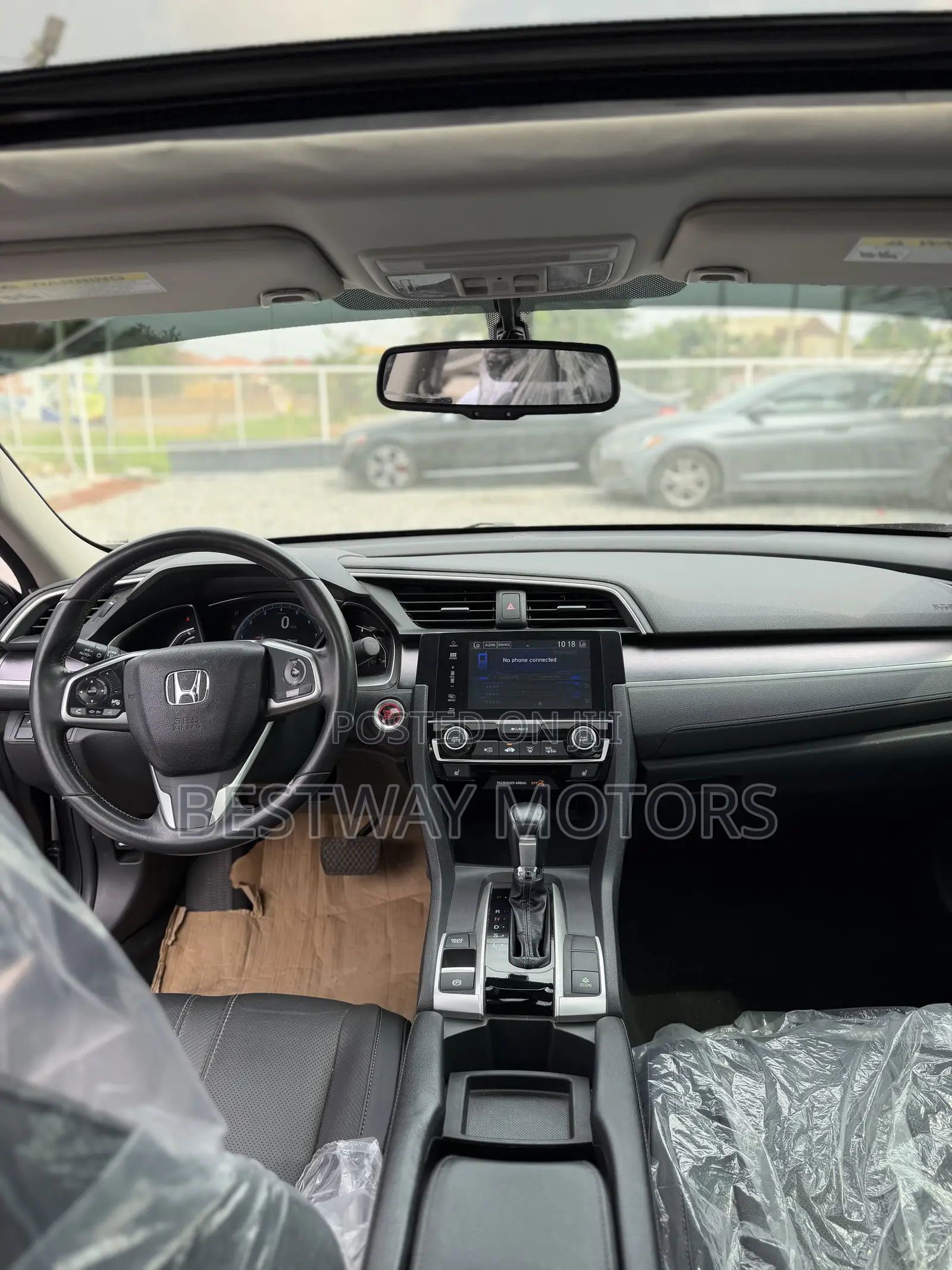 Honda Civic EX-L Sedan 2018 Gray