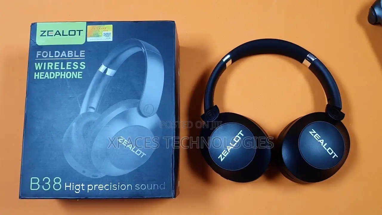 Zealot B38 Foldable Bluetooth Wireless Headphone With Ai Headset