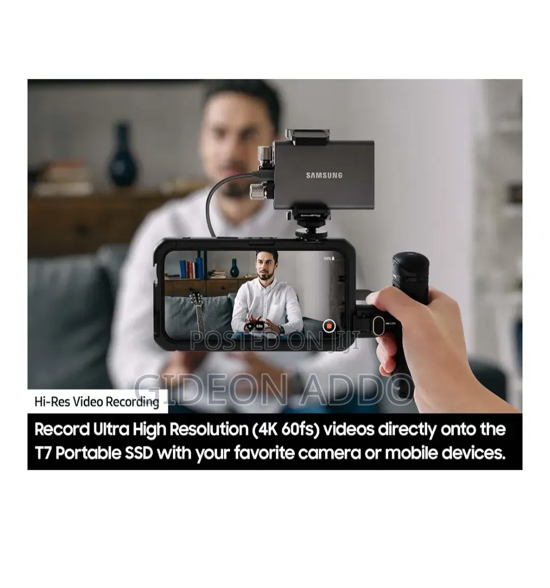 Samsung T7 Portable SSD, 1TB External