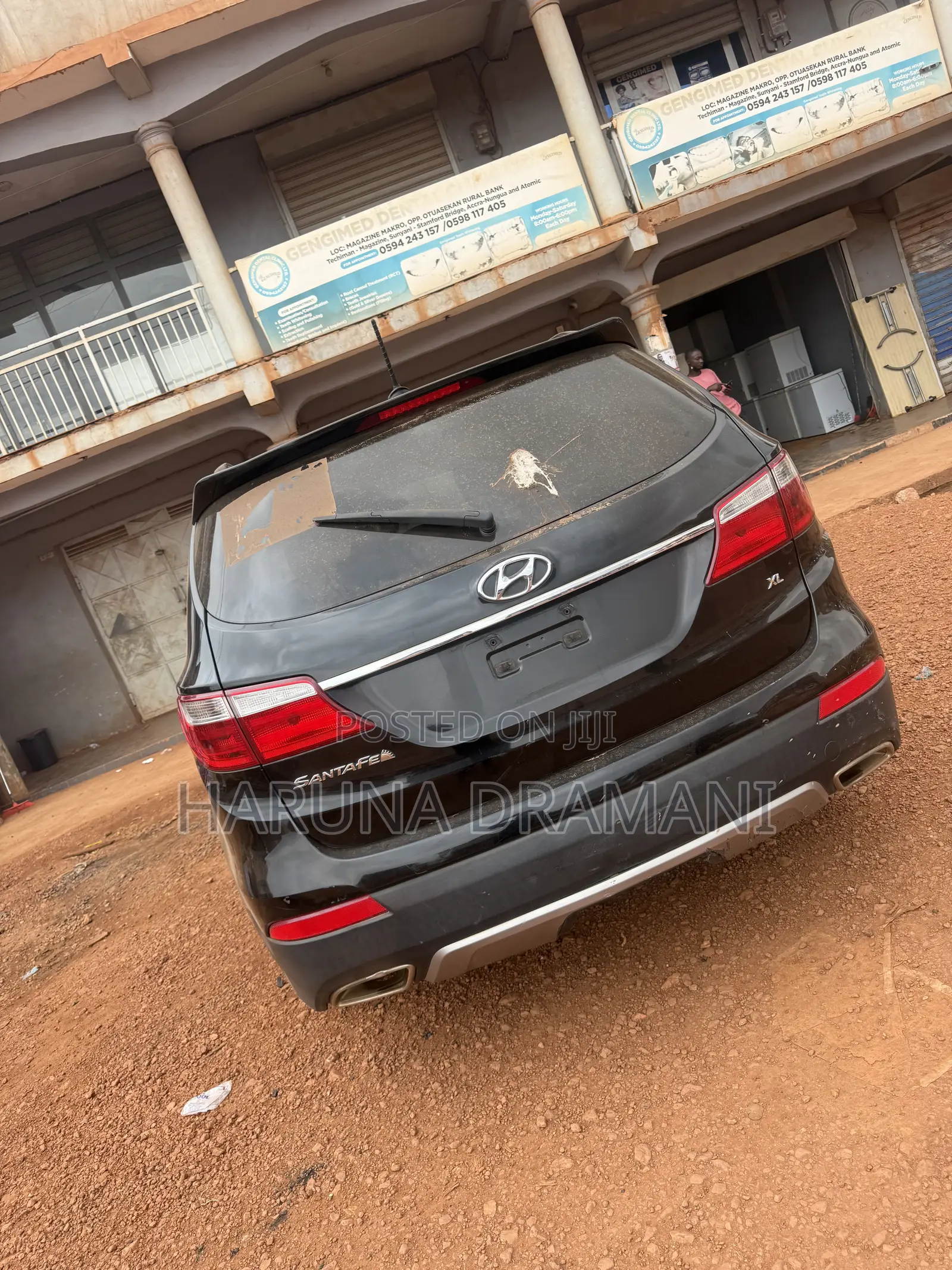 Hyundai Santa Fe SE AWD 2016 Black