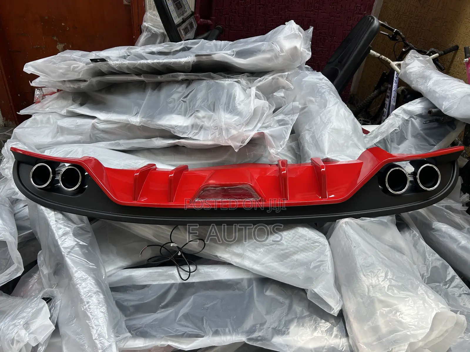 Elantra 2017-2020 Back Bumper Diffuser Designed Type
