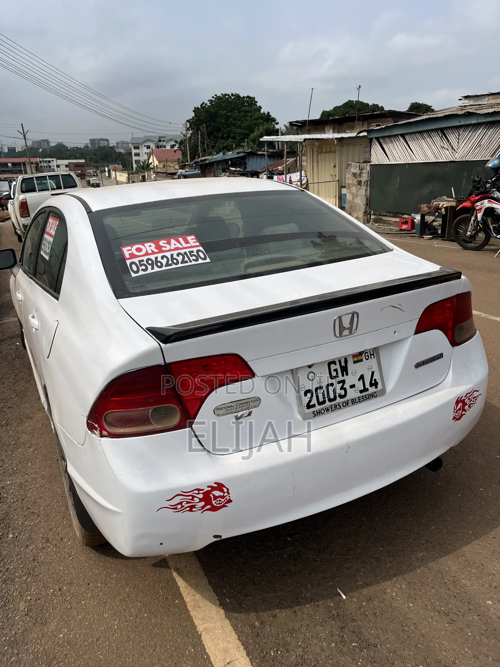 Honda Civic 1.8 Sedan EX Automatic 2007 White