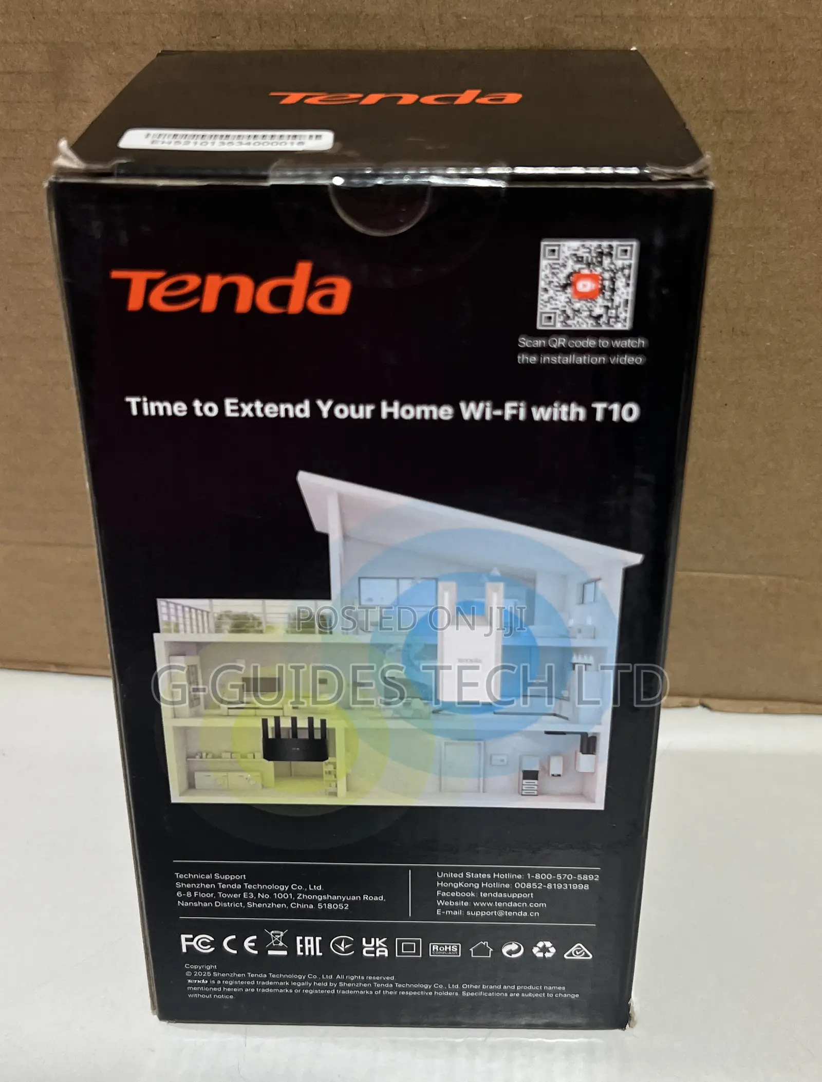Tenda T10 N300 Wi-Fi Range Extender