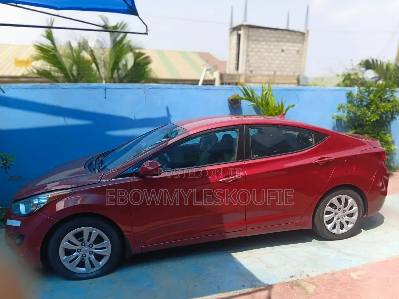 Hyundai Elantra 2012 Red