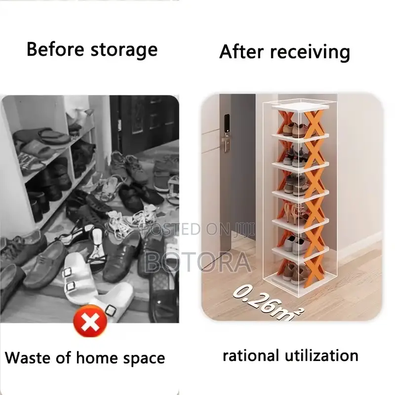 9-Floor Space-Saving Easy Shoe Rack to Store Artifacts in Home Room