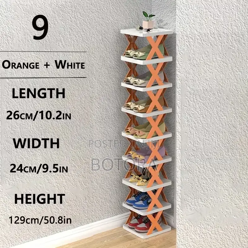 9-Floor Space-Saving Easy Shoe Rack to Store Artifacts in Home Room