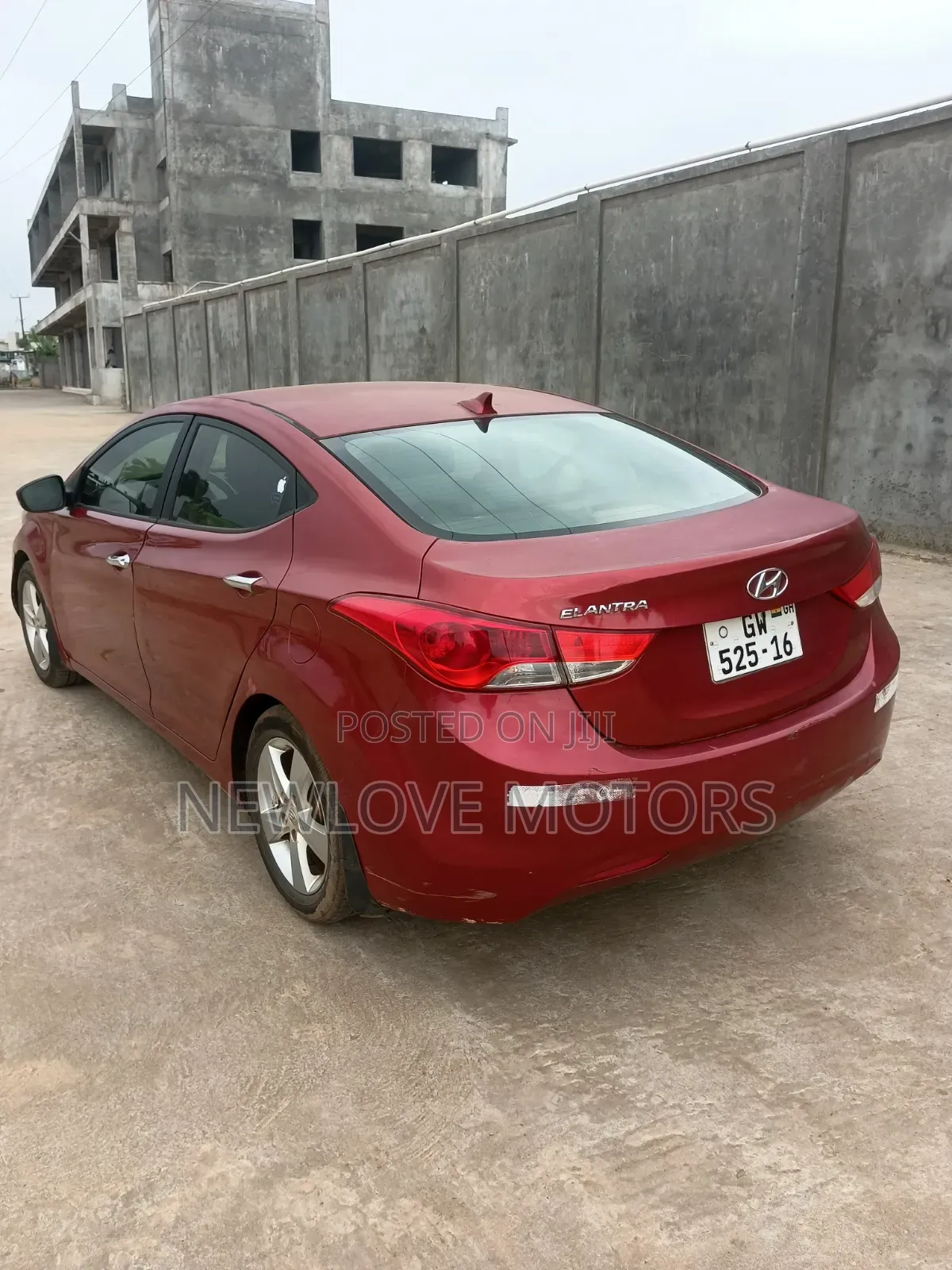 Hyundai Elantra 2013 Red
