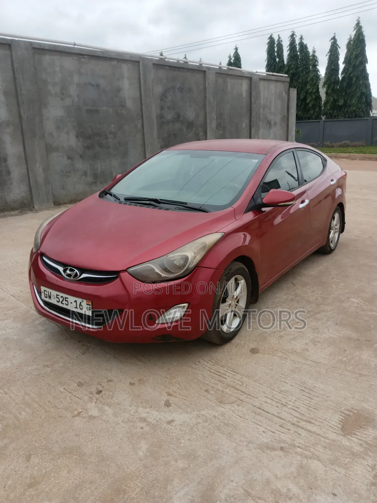 Hyundai Elantra 2013 Red