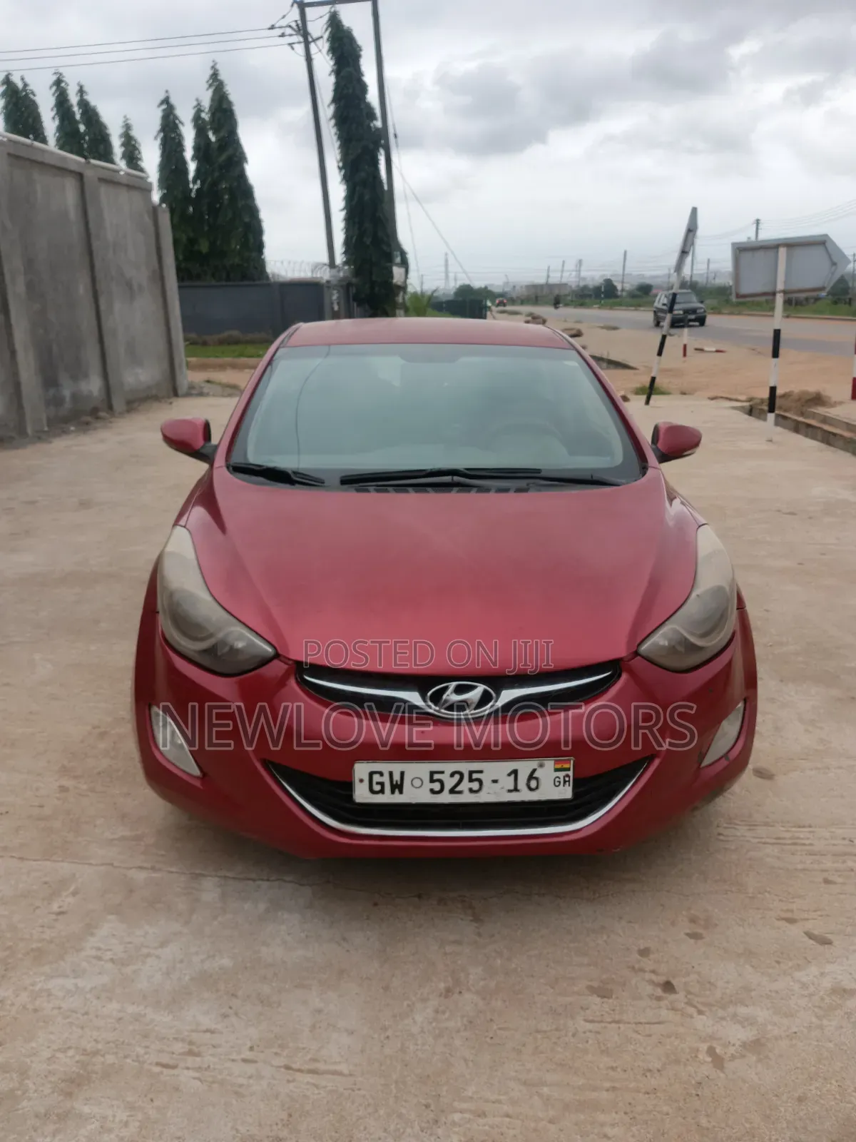 Hyundai Elantra 2013 Red