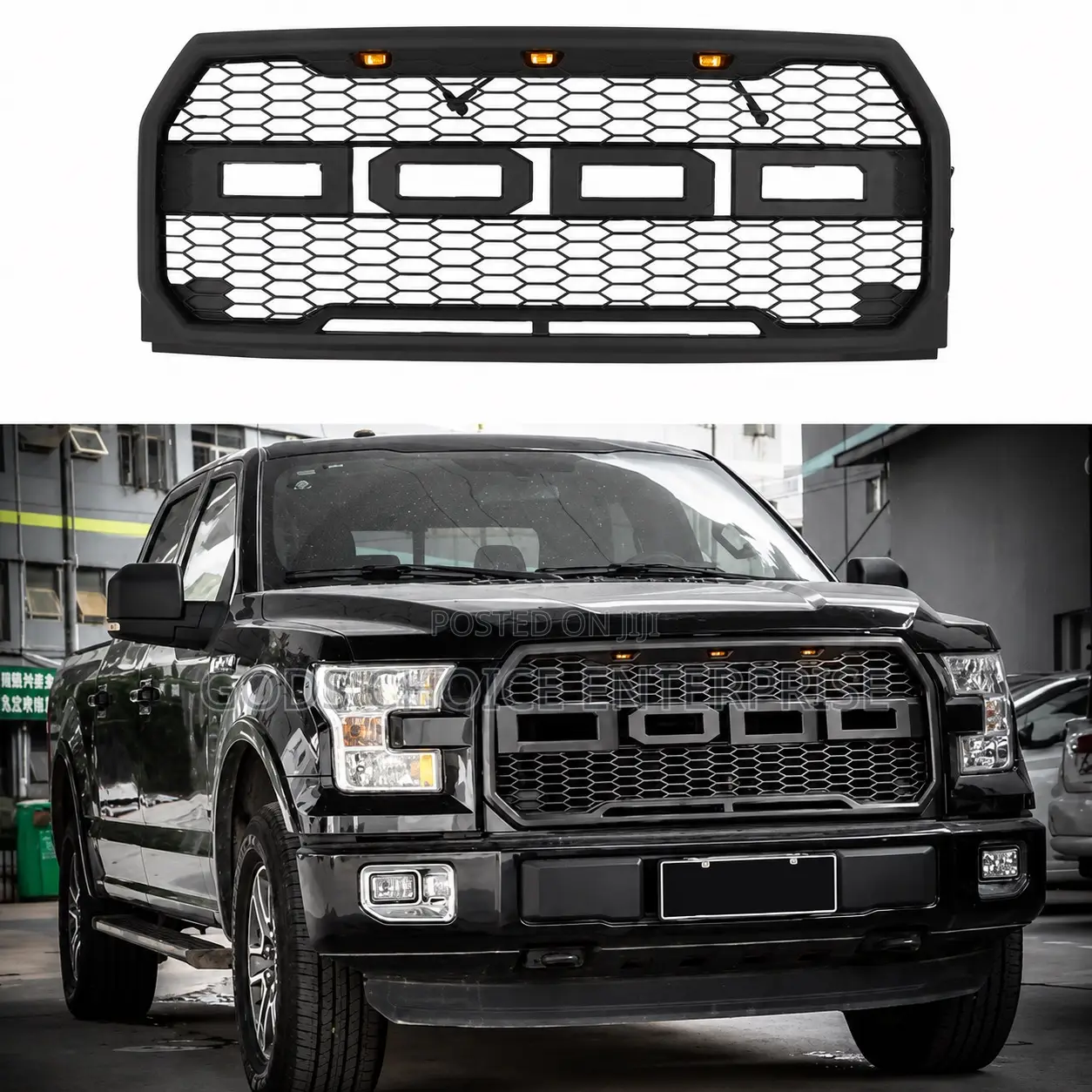 Front Grill Ford F150 2015-2016-2017 With Light