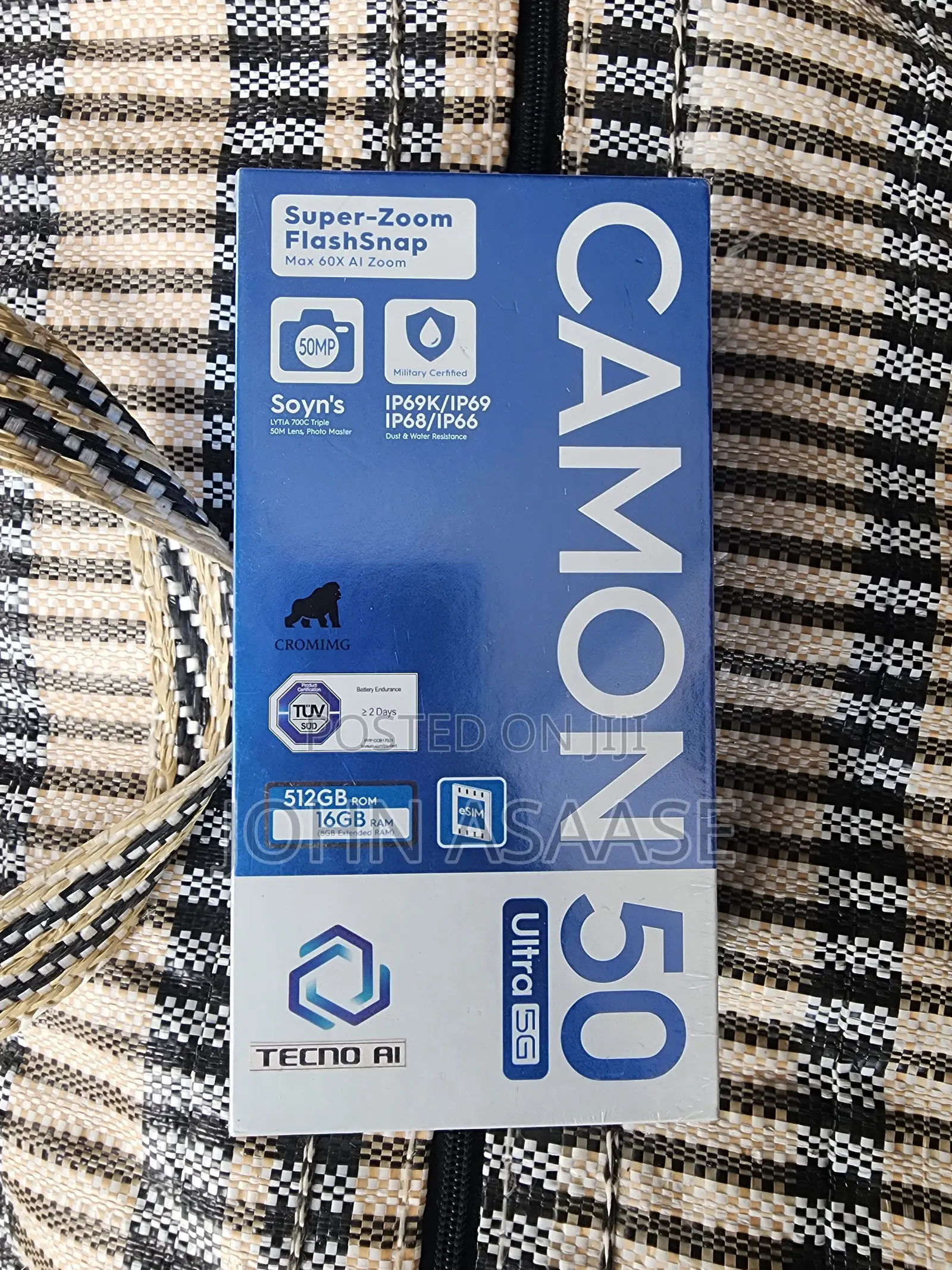 New Tecno Camon 50 Ultra 512 GB Black