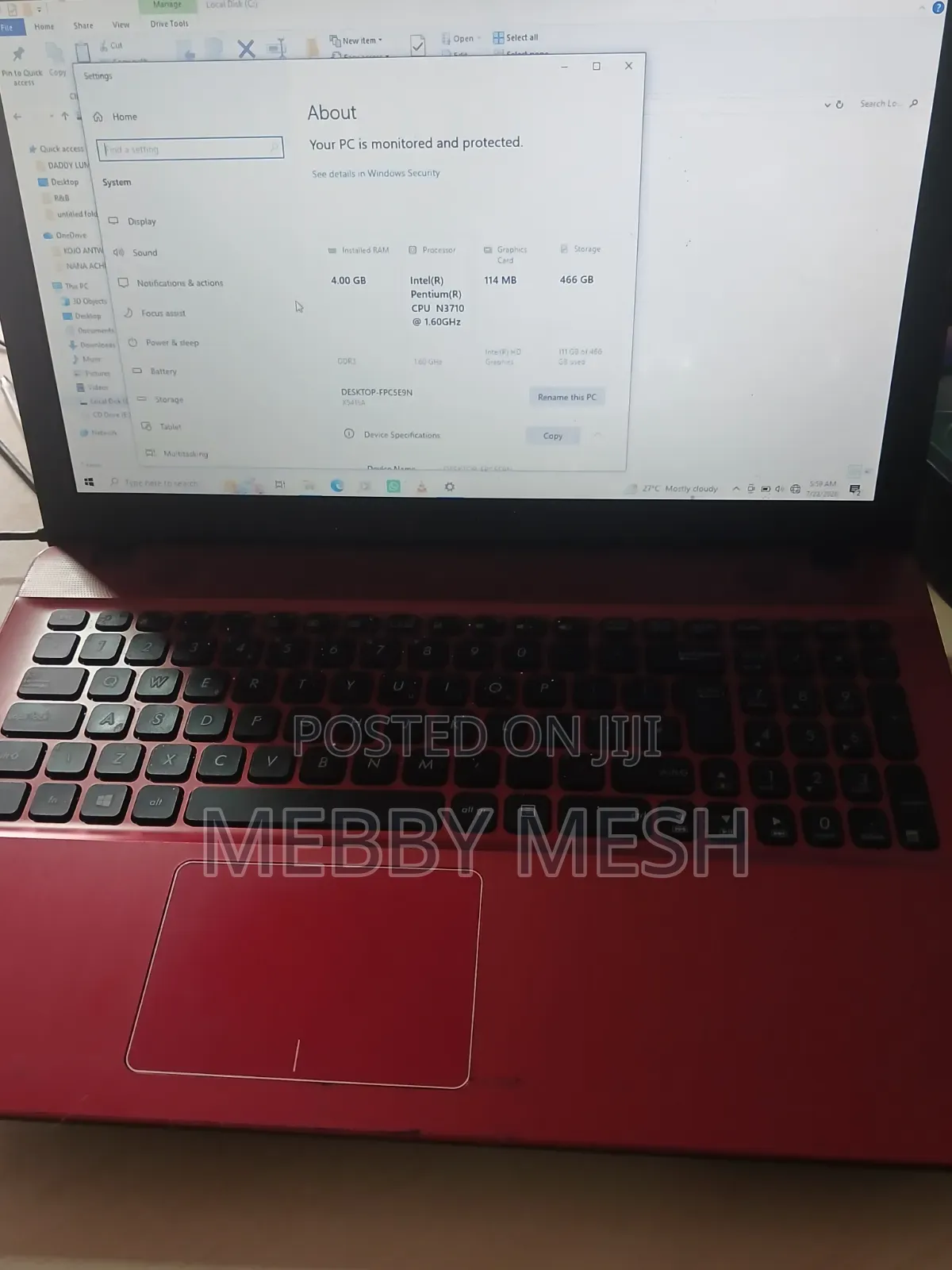 Laptop Asus A42DE 4GB Intel Core i5 SSD 350GB