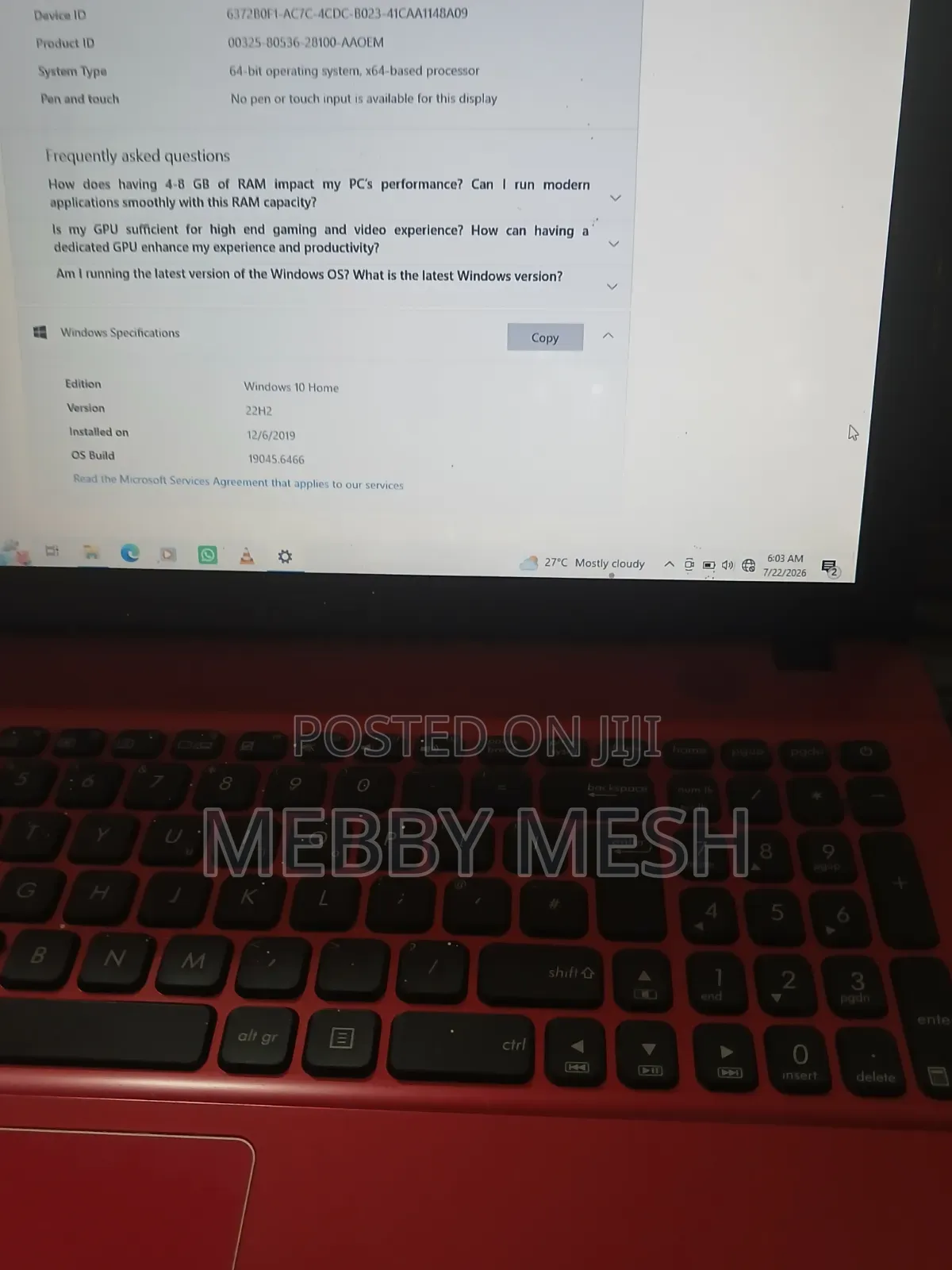 Laptop Asus A42DE 4GB Intel Core i5 SSD 350GB