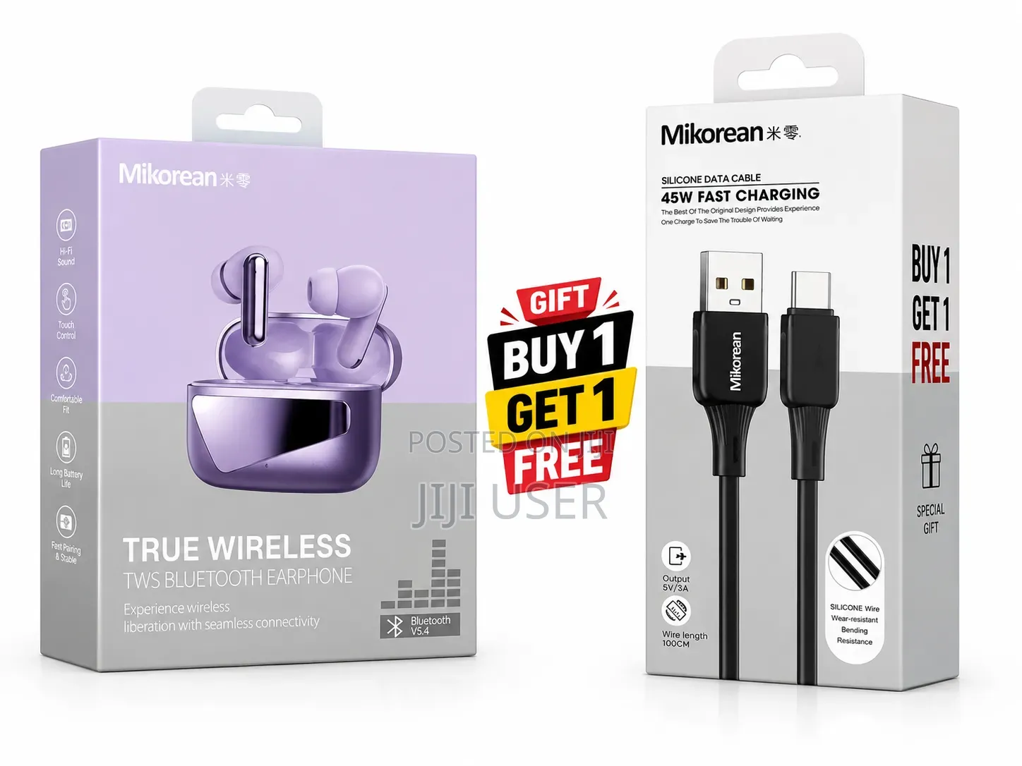 Mikorean TWS Bluetooth Ear Pod