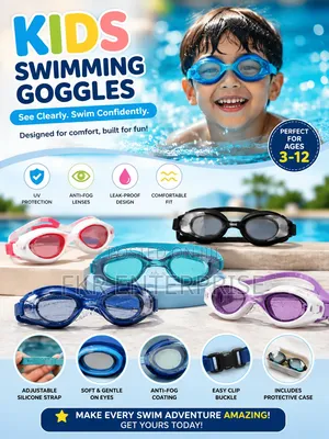 Kids Swimming Goggles With Ear Protection
