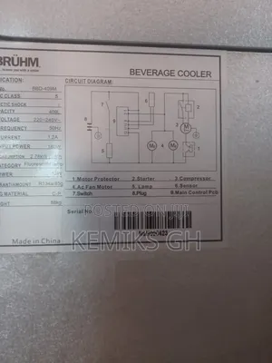 Double Door Display Fridge