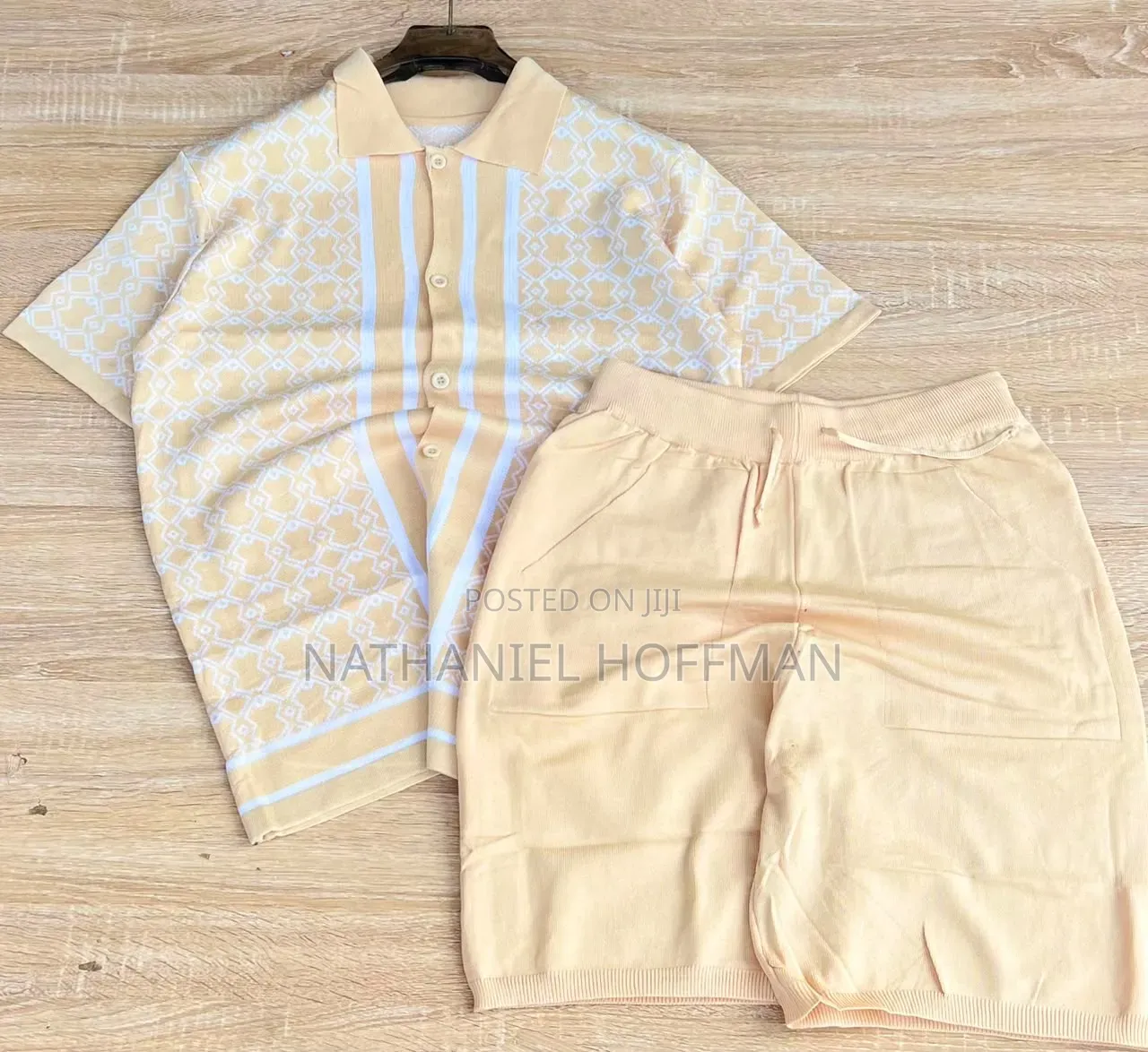 Cotton Knitted Top and Down