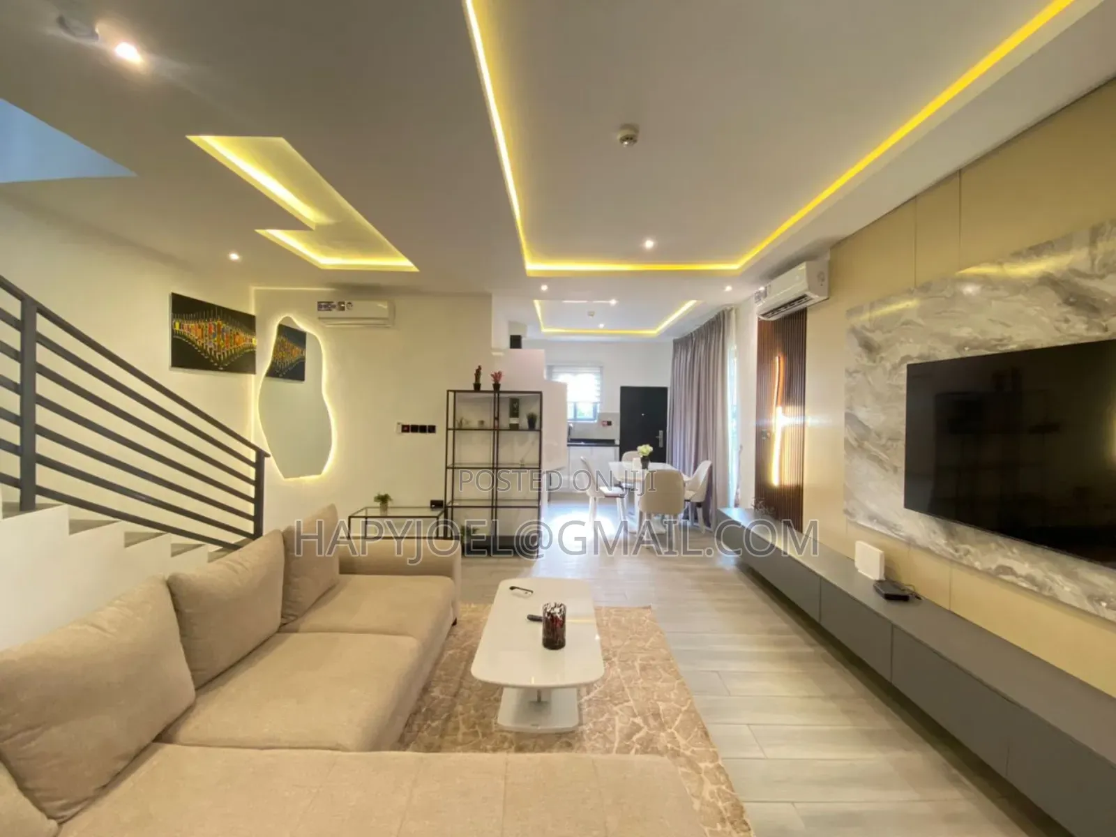 Furnished 3bdrm Townhouse / Terrace in Adjiringanor, Adjiriganor