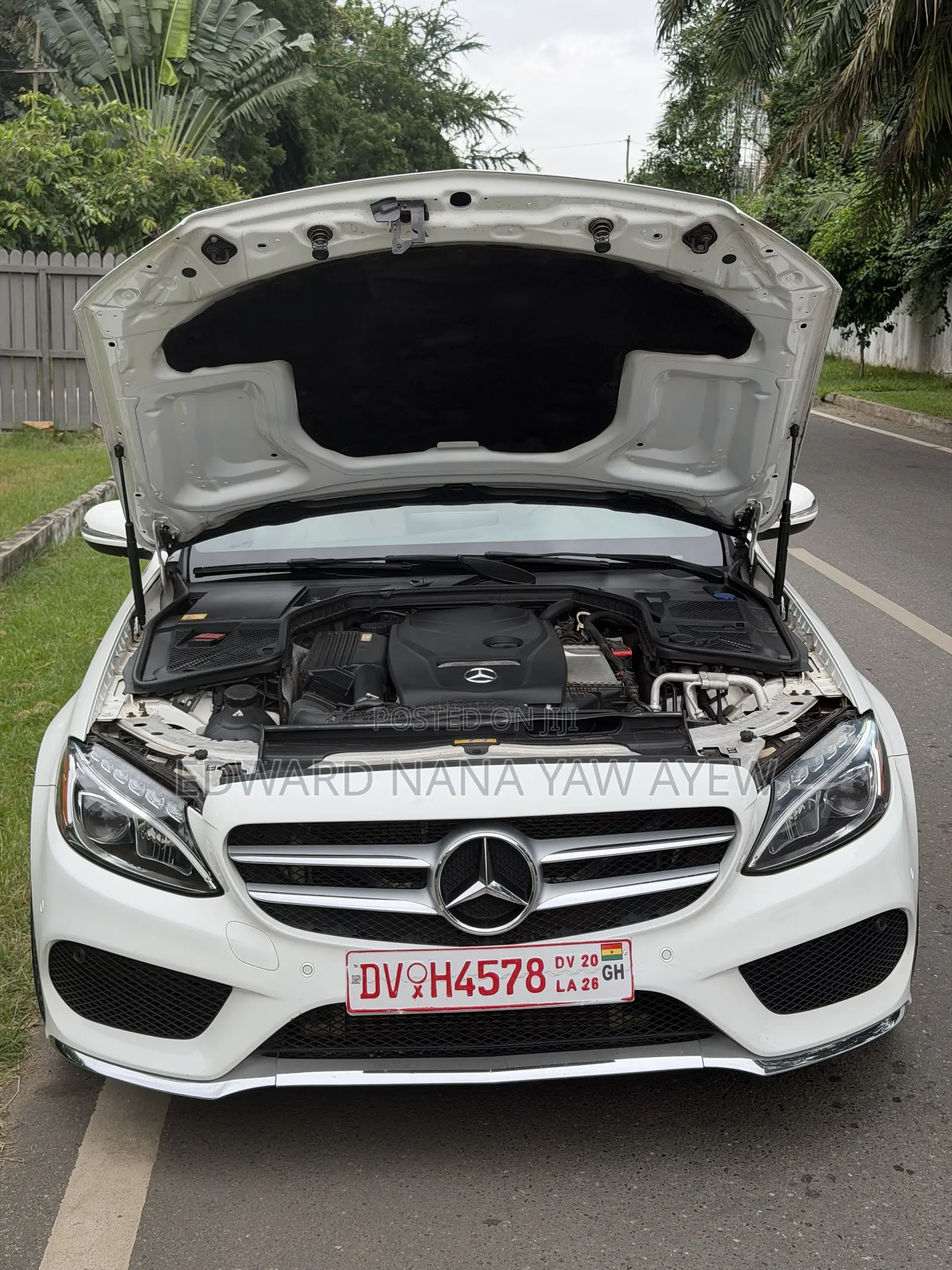 Mercedes-Benz C300 Luxury 4Matic Sedan AWD (2.0L 4cyl 7A) 2016 White