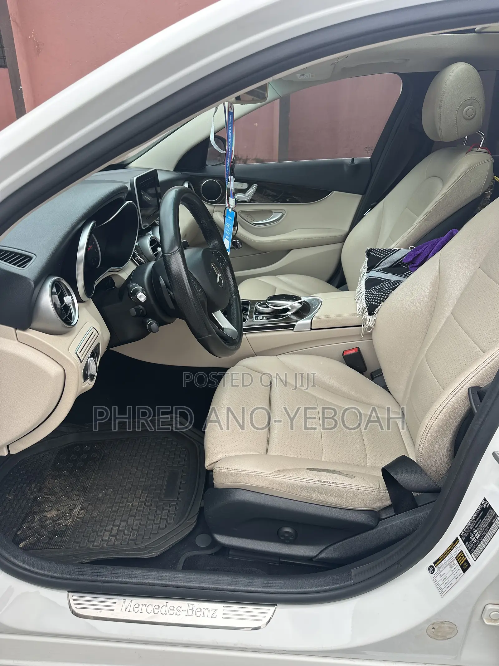 Mercedes-Benz C300 Luxury 4matic Sedan AWD (2.0L 4cyl 7A) 2017 White